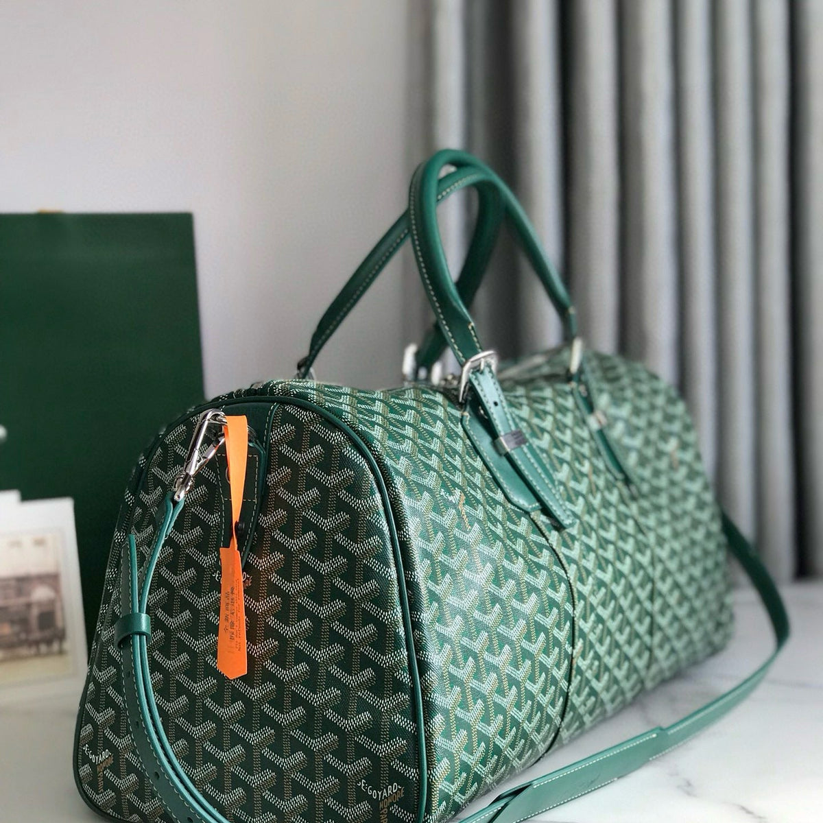 Bags- Goya Boston 45 Bag Luxury Designer Leather Handbag