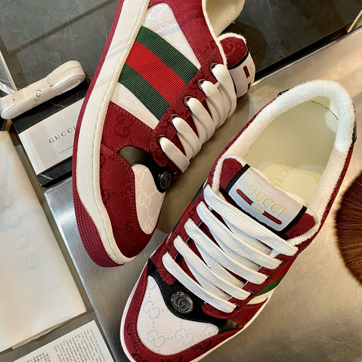 Gucci Shoes- Gucci Screener Trainers Comfortable Everyday Designer Shoes