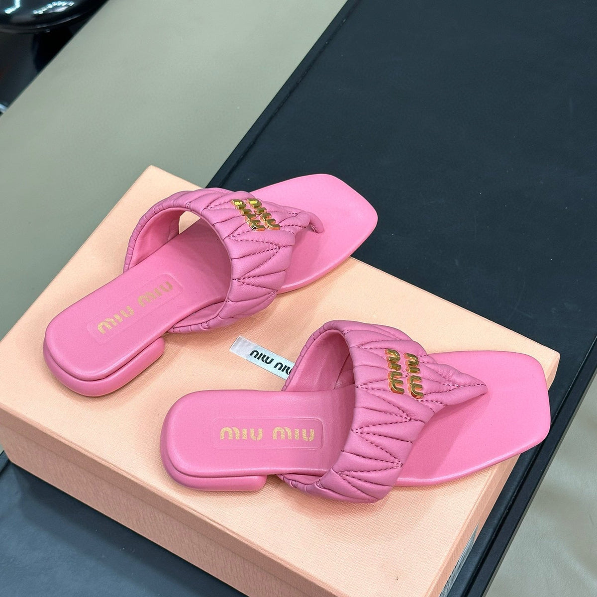 Shoes- Miu M Sandals Luxury Lifestyle Designer Footwear