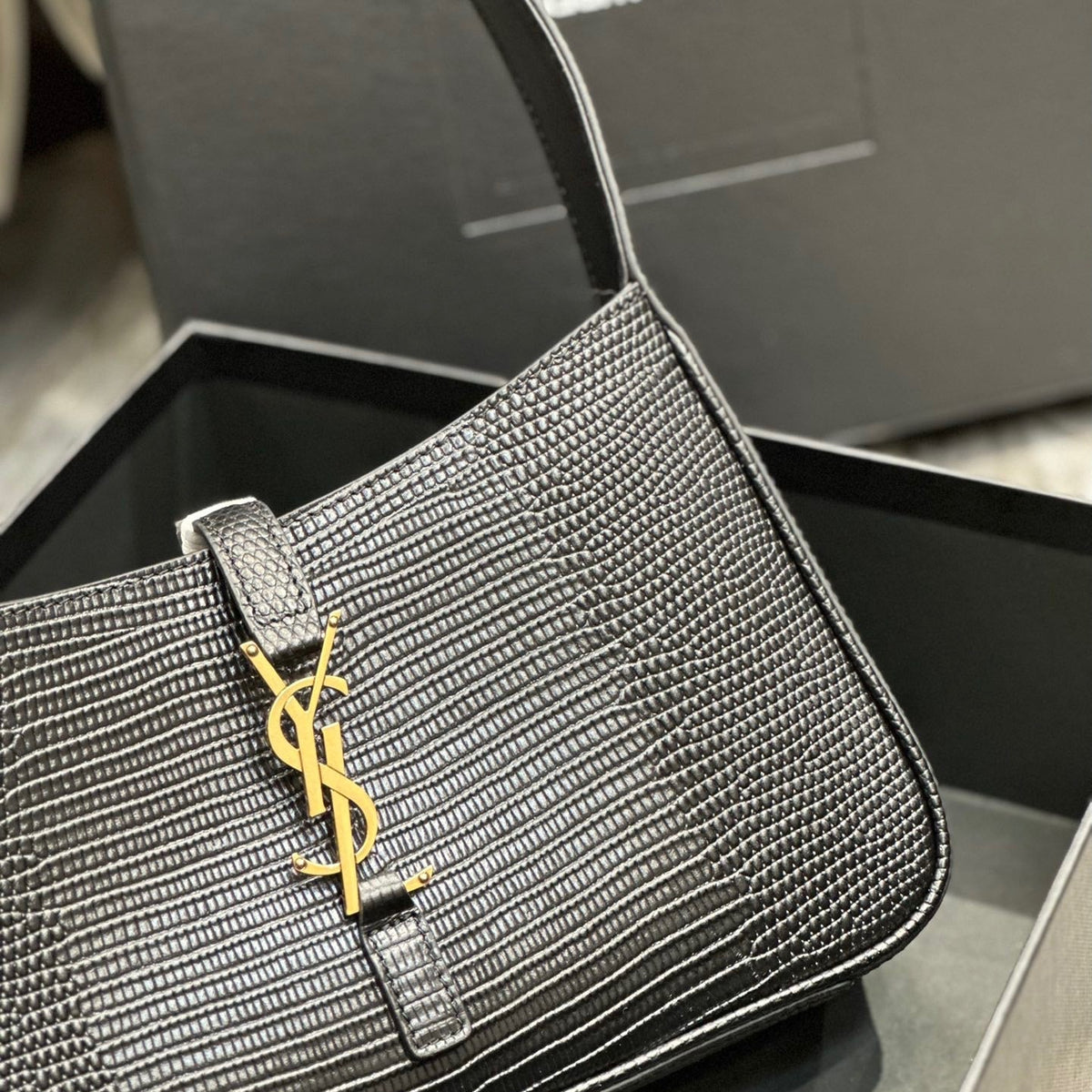 Saint Laurent Bags- Saint Laurent Le 5 A 7 Hobo Bag Premium Designer Shoulder Bag
