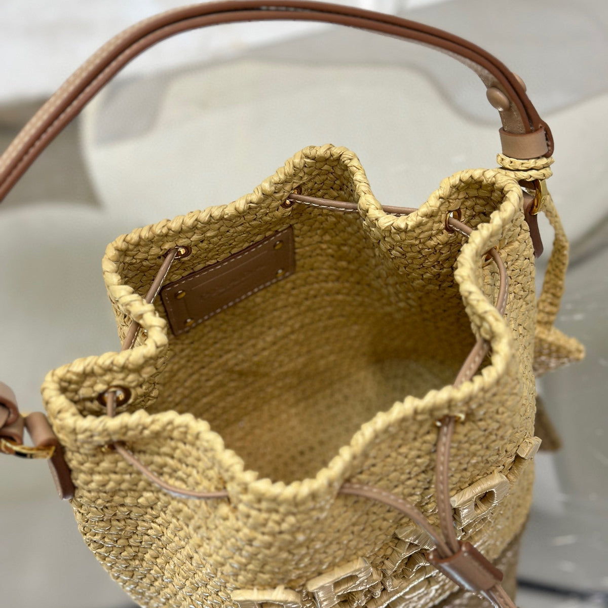 Bags- Pd Crochet Mini Bucket Bag Elegant Everyday Designer Handbag