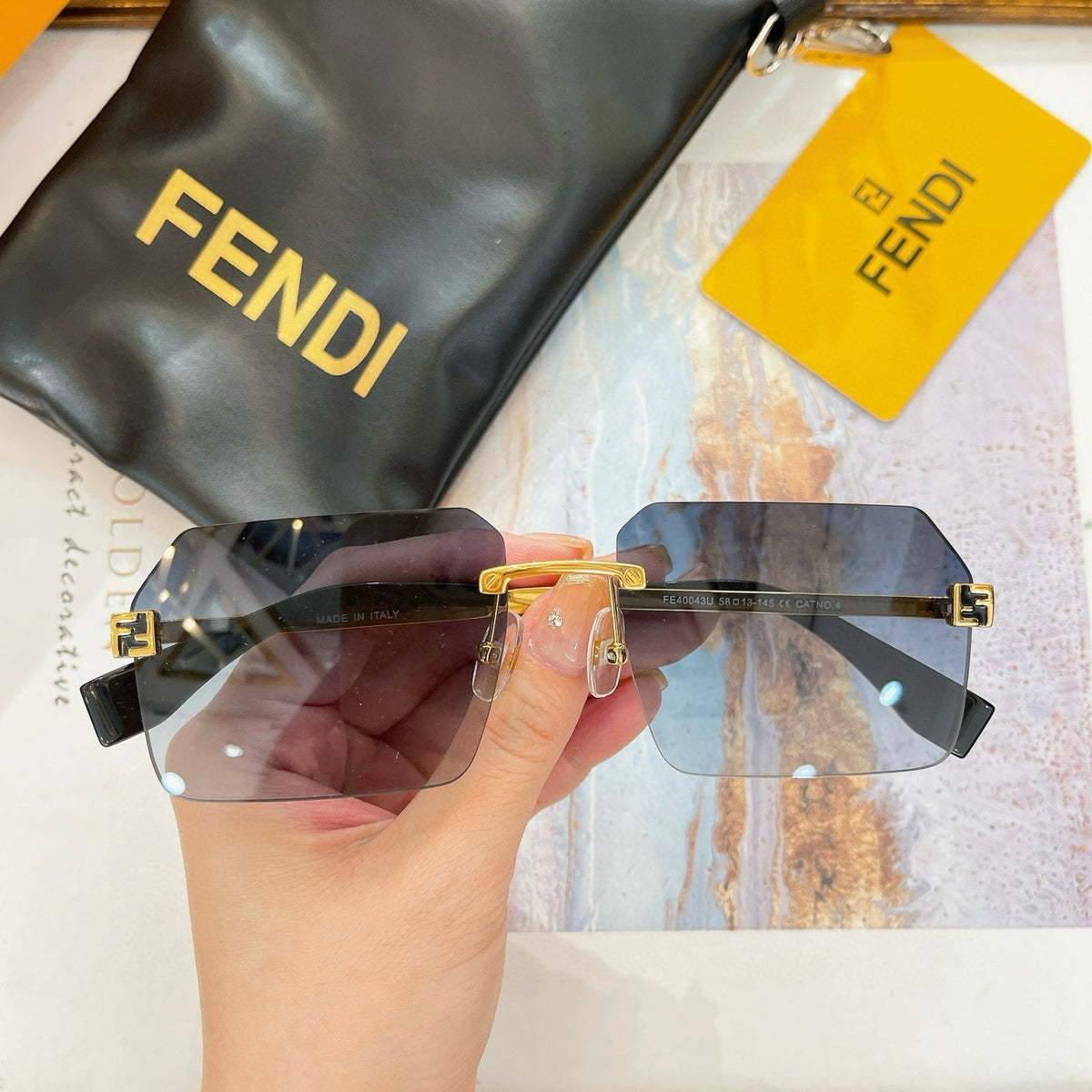 Sunglasses- Fen Sunglasses Luxury Designer UV Sunglasses