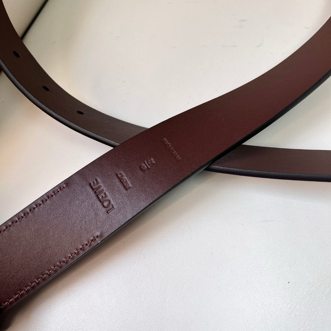 Belts- Loew Belt 3.5 Cm Premium Leather Designer Belt