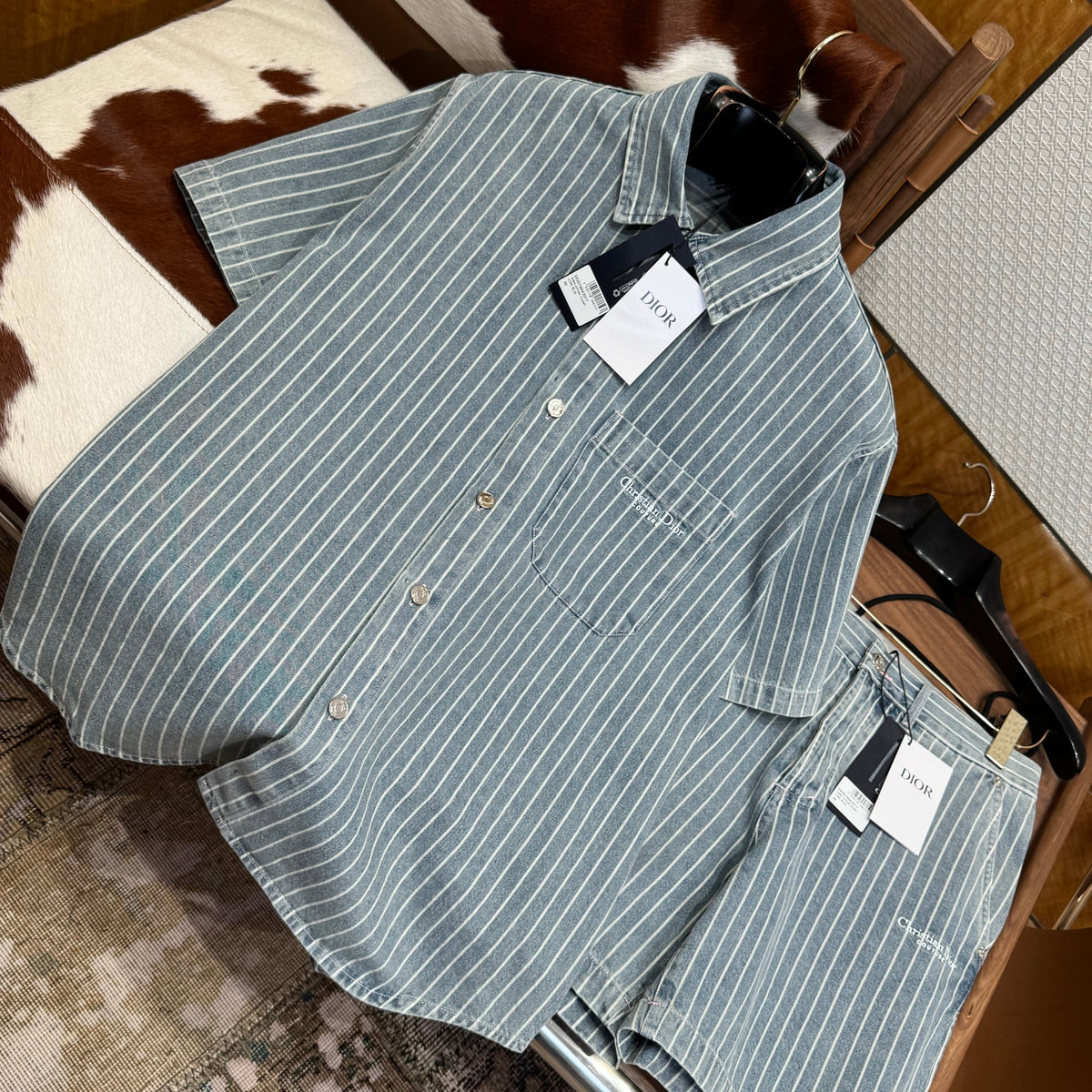 Dior Tops- Dior Denim Shirt Premium Designer Casual Top