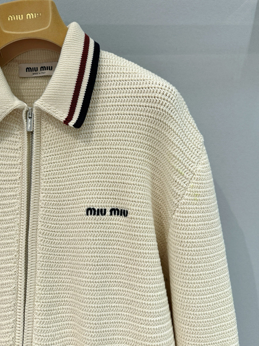 Sweaters- Miu M Cardigan Premium Casual Designer Knitwear