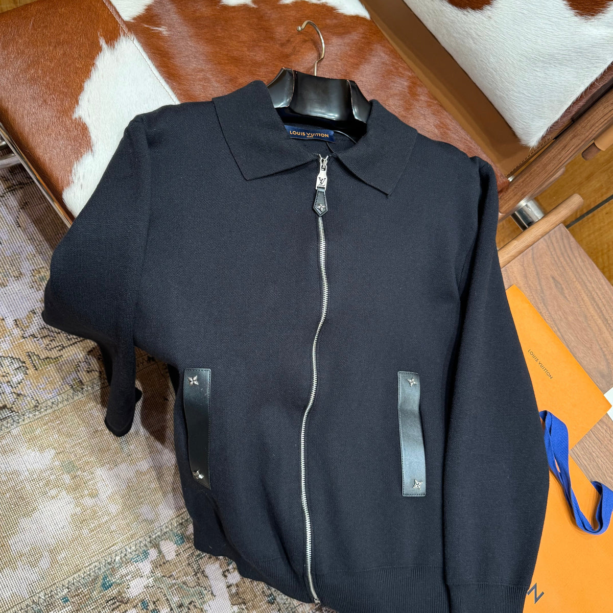 Louis Vuitton Sweaters- Louis Vuitton Lou Zip Cardigan Luxury Designer Knit Sweater