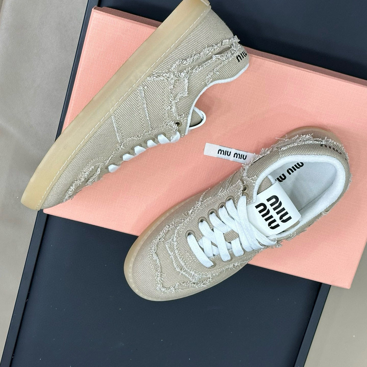 Shoes- Miu M Trainers Comfortable Everyday Designer Shoes