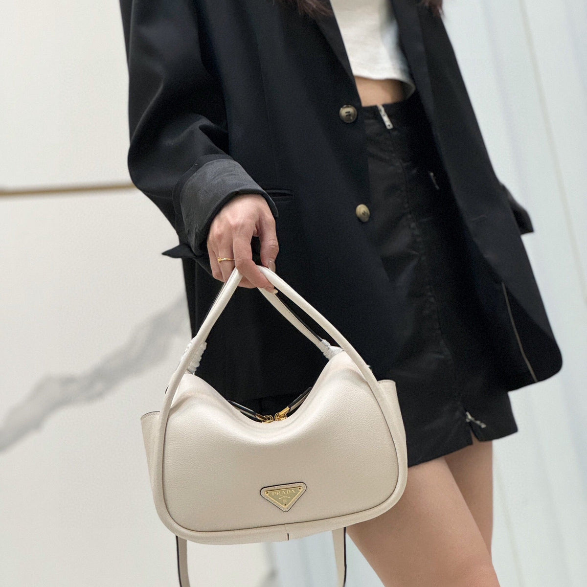 Bags- Pd Leather Handbag Premium Designer Shoulder Bag
