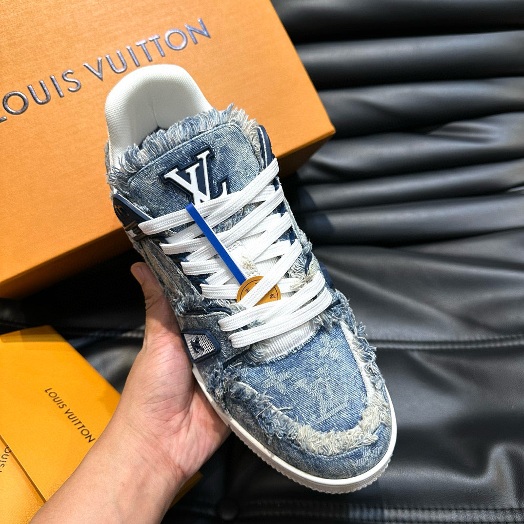 Louis Vuitton Shoes- Louis Vuitton Lou Trainers Premium Designer Casual Shoes