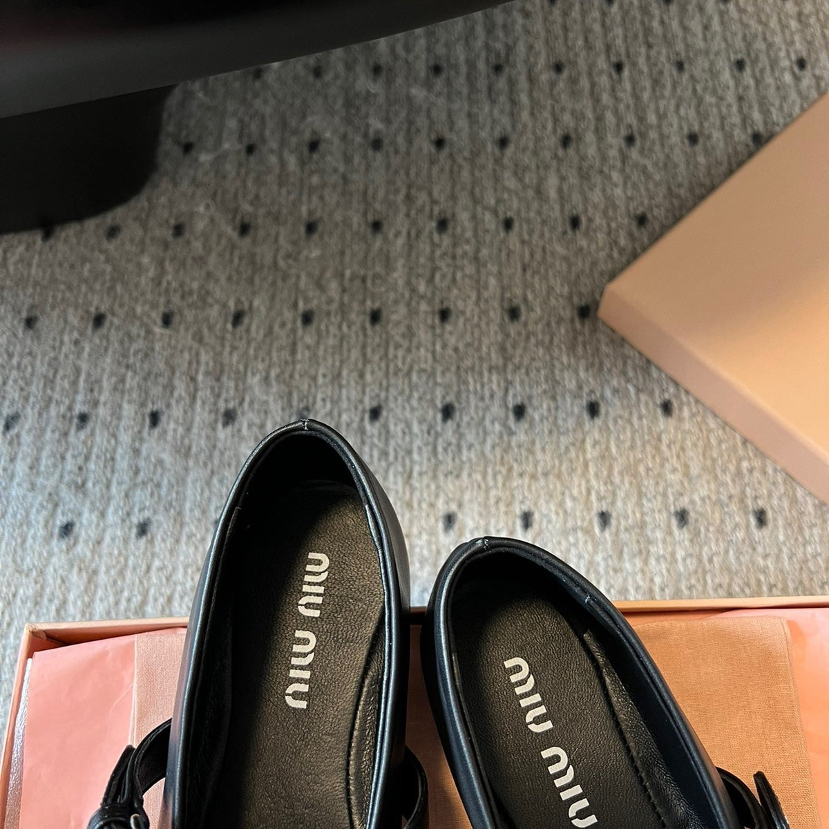 Shoes- Miu M Ballerina Flats Comfortable Everyday Designer Shoes