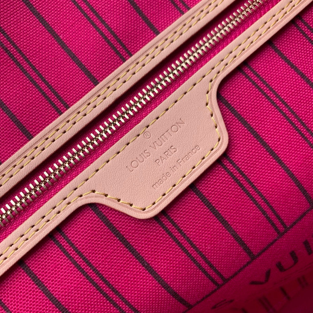 Louis Vuitton Bags- Louis Vuitton Lou Neverfull Inside Out Mm Tote Bag Elegant Everyday Designer Handbag