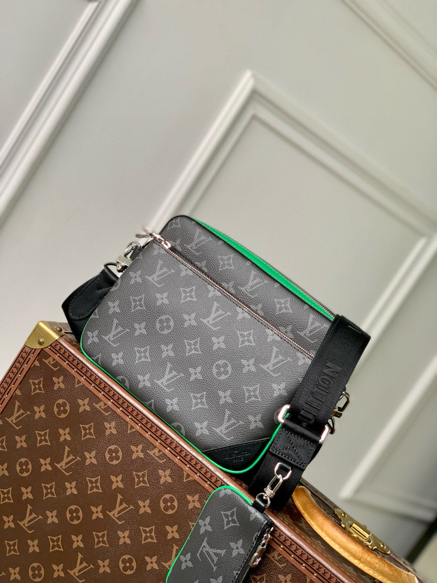 Louis Vuitton Bags- Louis Vuitton Lou Trio Messenger Bag Luxury Designer Leather Handbag