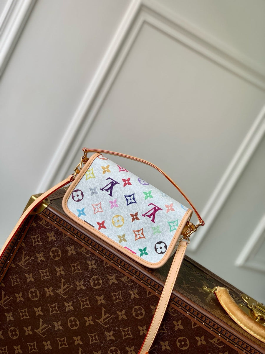 Louis Vuitton Bags- Louis Vuitton Lou x Murakami Nano Diane Bag Luxury Designer Leather Handbag