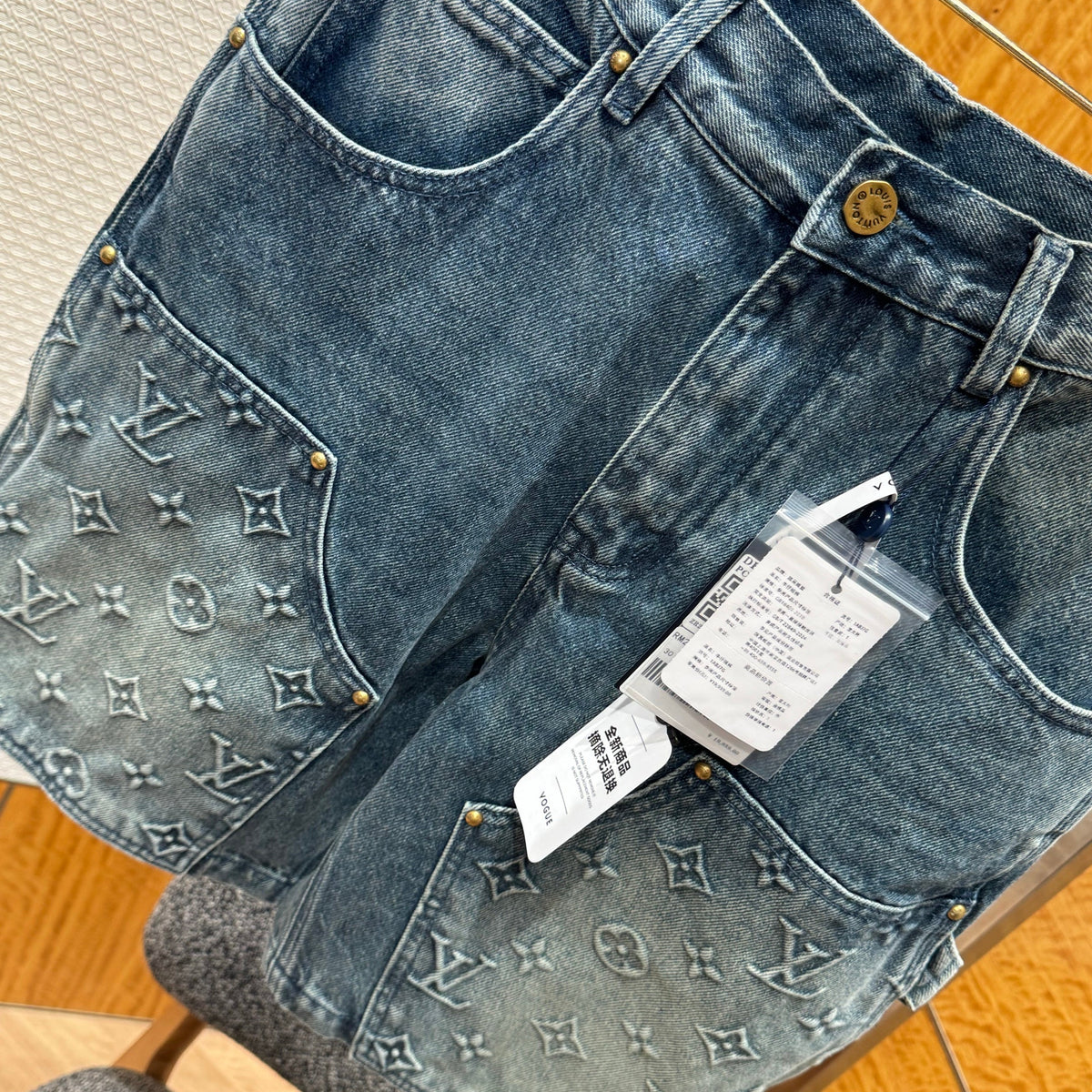 Louis Vuitton Jeans- Louis Vuitton Lou Denim Shorts Classic Everyday Designer Jeans