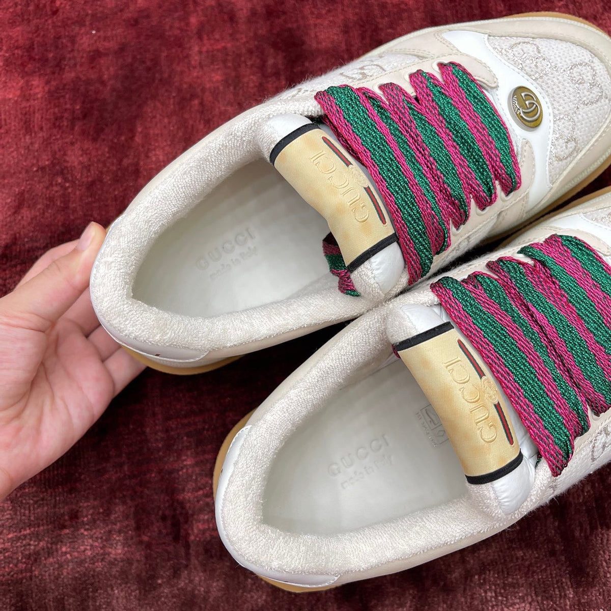 Gucci Shoes- Gucci Screener Leather Sneakers Luxury Lifestyle Designer Footwear