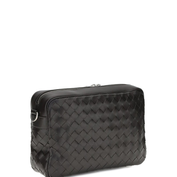 Bottega Veneta Bags? Bottega Veneta Men Camera Medium Shoulder Bag Luxury Designer Leather Handbag