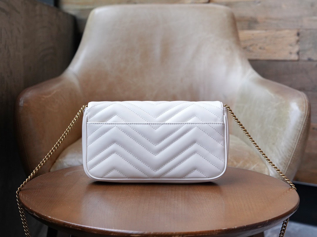 Gucci Bags- Gucci Marmont Mini Bag Luxury Designer Leather Handbag