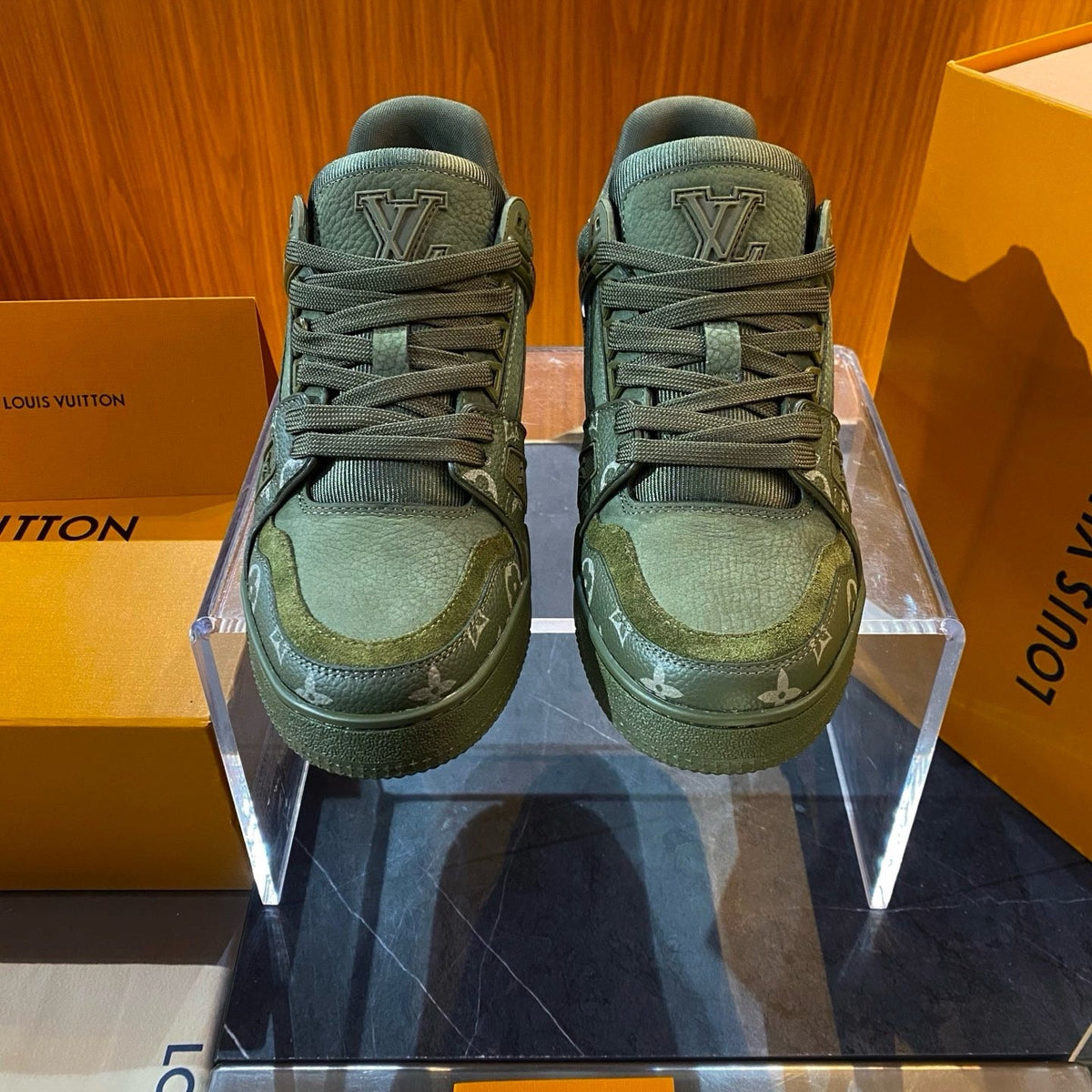 Louis Vuitton Shoes- Louis Vuitton Lou Trainers Comfortable Everyday Designer Shoes