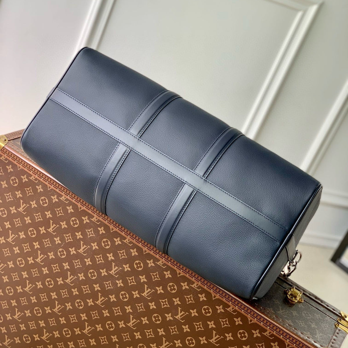 Louis Vuitton Bags- Louis Vuitton Lou Keepall Bandoulière 50 Bag Luxury Designer Leather Handbag
