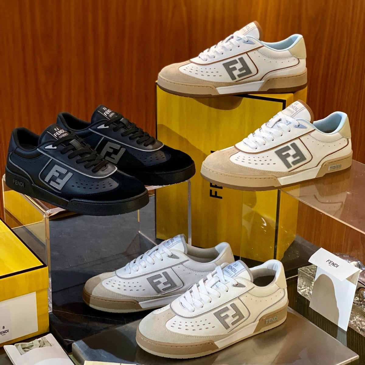 Shoes- Fen Match Sneaker Premium Designer Casual Shoes