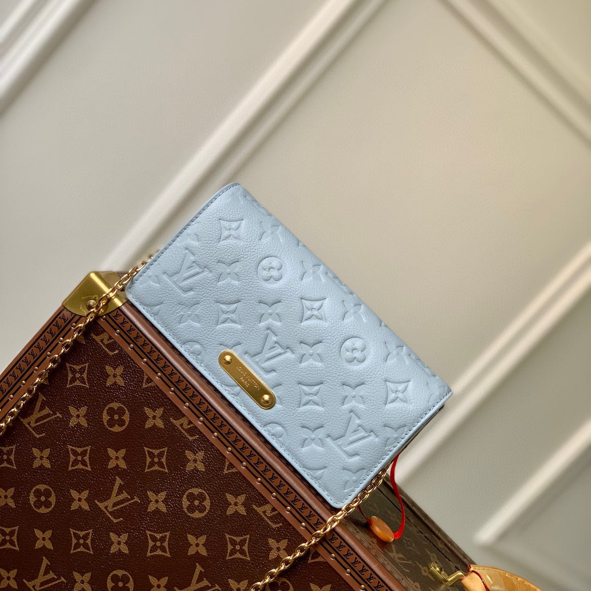 Louis Vuitton Wallets- Louis Vuitton Lou Lily Wallet On Chain Compact Luxury Card Wallet