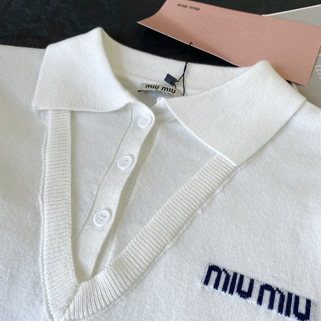Sweaters- Miu M Jumper Premium Casual Designer Knitwear