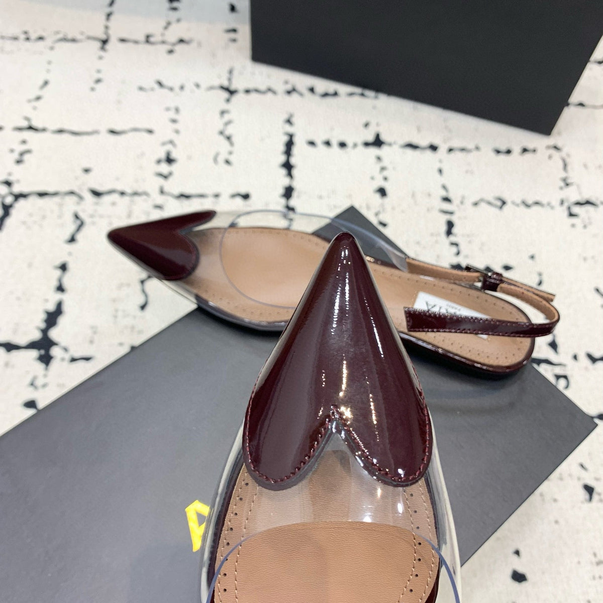 Alaïa Flats detail shot – authentic designer craftsmanship