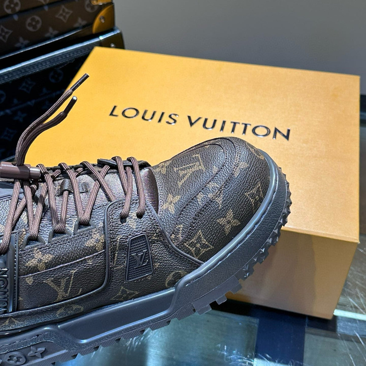 Louis Vuitton Shoes- Louis Vuitton Lou Trainers Luxury Lifestyle Designer Footwear
