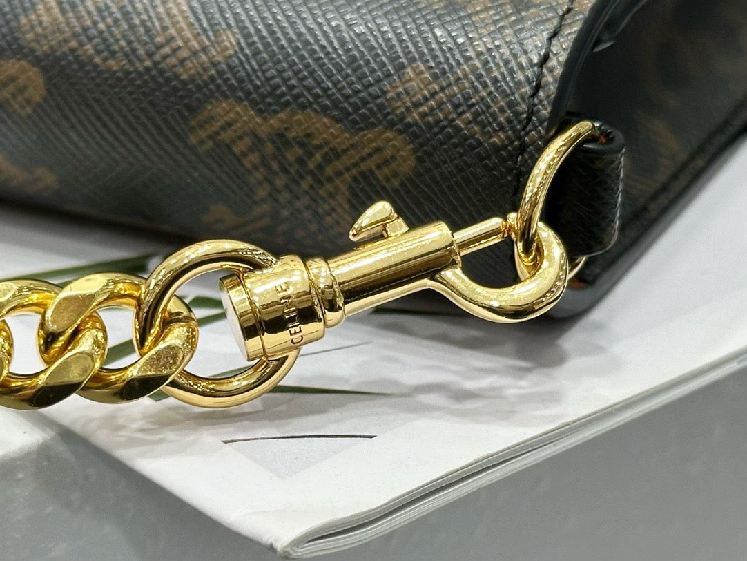 Bags- Cel Multipochette In Triomphe Canvas Bag Luxury Designer Leather Handbag