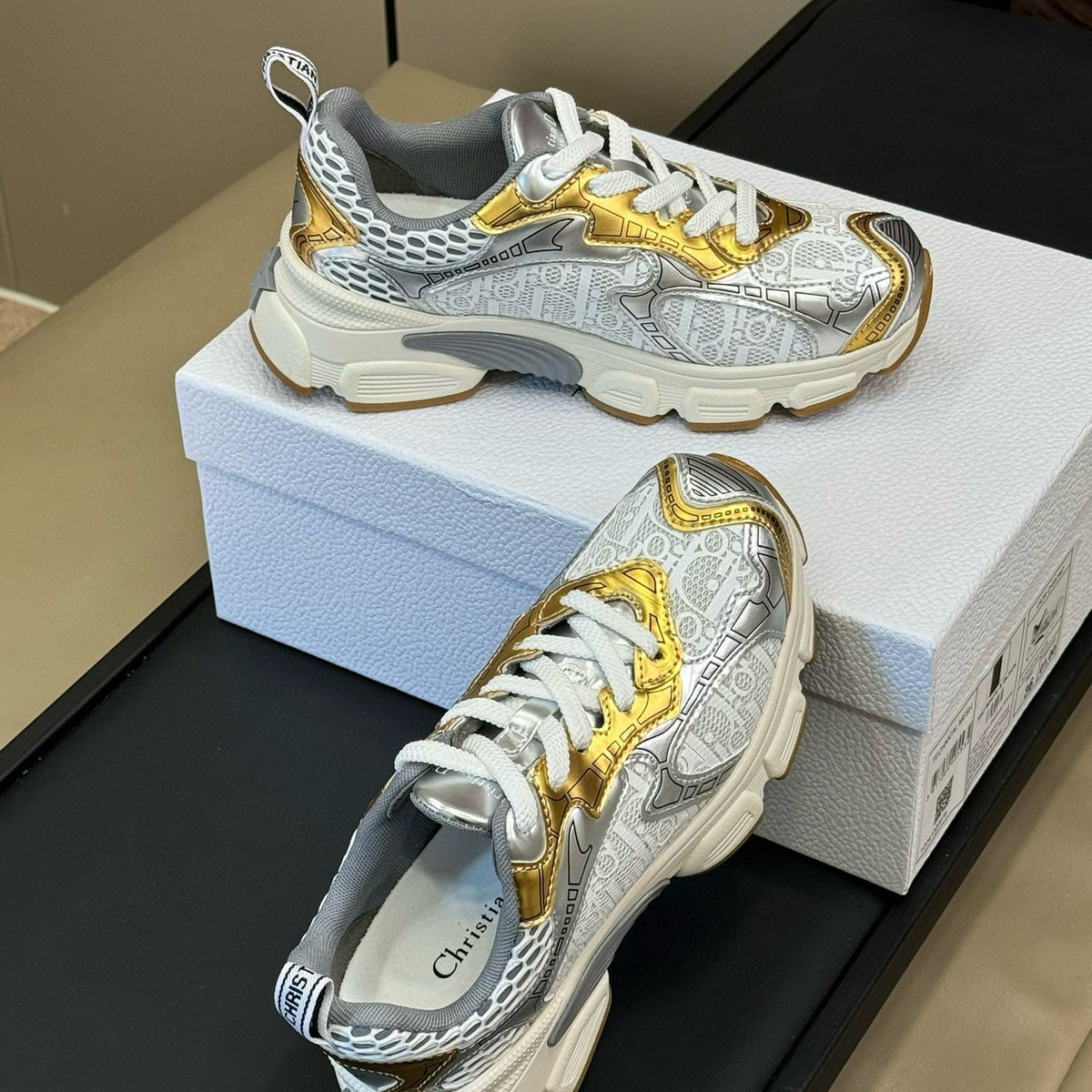 Dior Shoes- Dior Chrono Sneaker Premium Designer Casual Shoes
