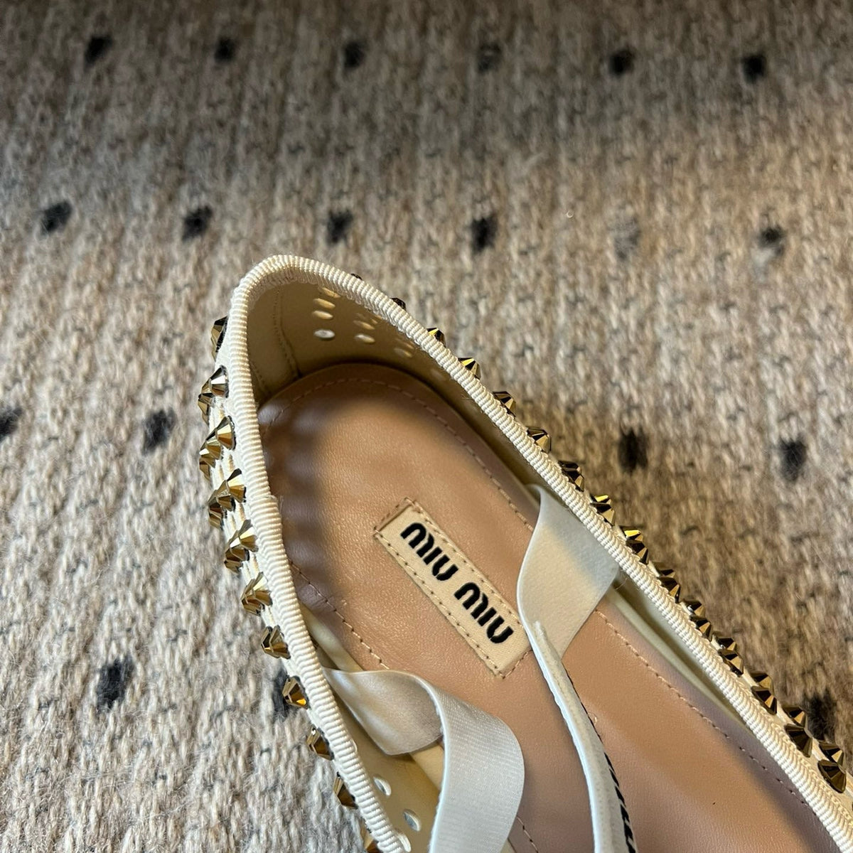 Shoes- Miu M Ballet Flats Premium Designer Casual Shoes