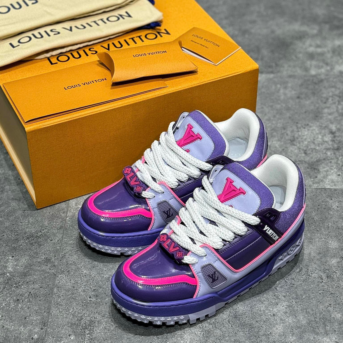 Louis Vuitton Shoes- Louis Vuitton Lou Trainers Luxury Lifestyle Designer Footwear