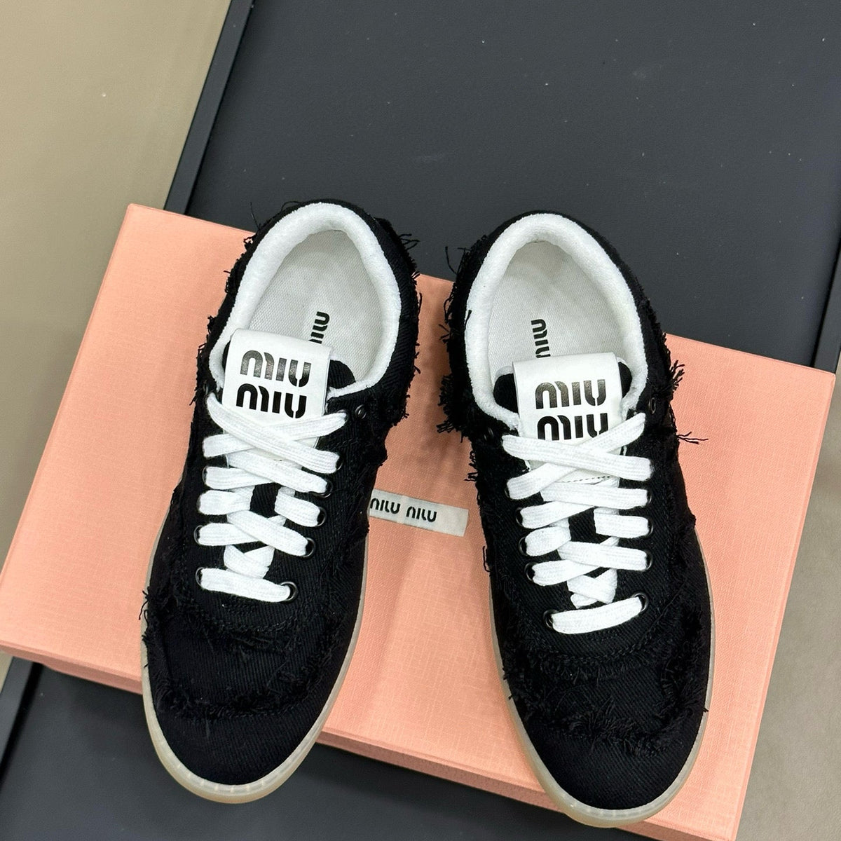 Shoes- Miu M Trainers Luxury Lifestyle Designer Footwear