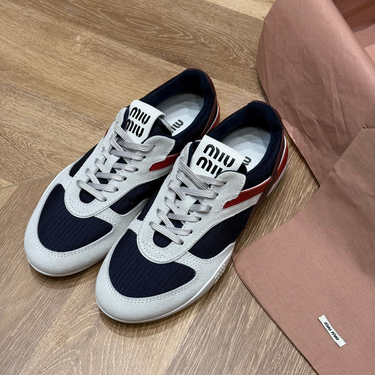 Shoes- Miu M Trainers Luxury Lifestyle Designer Footwear