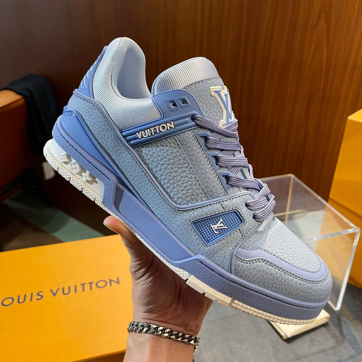 Louis Vuitton Shoes- Louis Vuitton Lou Trainers Premium Designer Casual Shoes