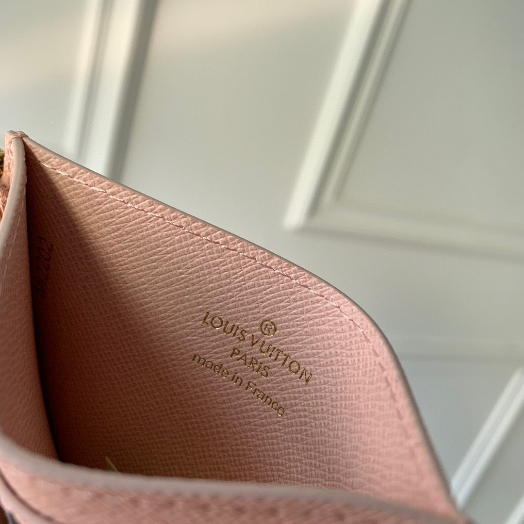Louis Vuitton Wallets- Louis Vuitton Lou Charms Card Holder Elegant Everyday Leather Wallet