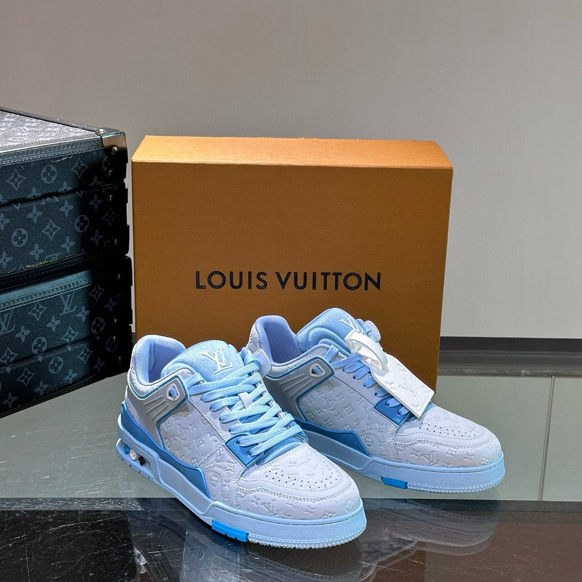 Louis Vuitton Shoes- Louis Vuitton Lou Trainers Comfortable Everyday Designer Shoes