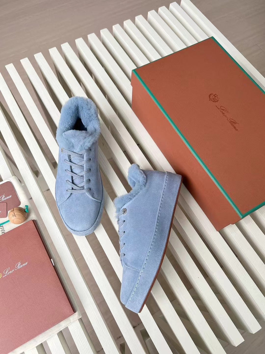 Shoes- Loro P Fur Nuages Sneakers Luxury Lifestyle Designer Footwear