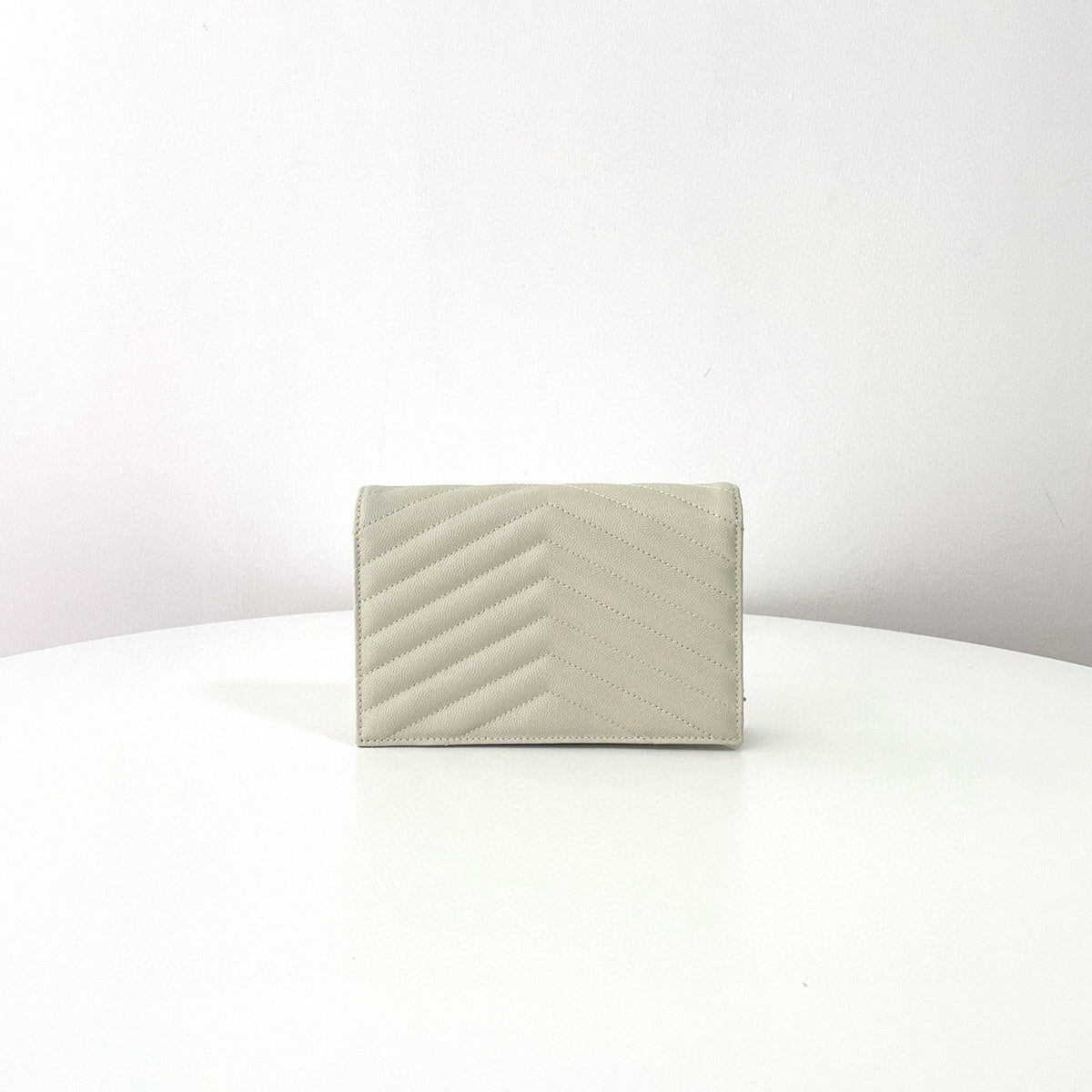 Saint Laurent Wallets- Saint Laurent Cassandre Envelope Wallet On Chain Elegant Everyday Leather Wallet