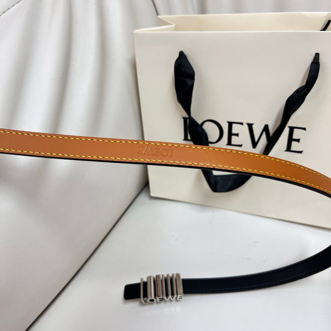 Belts- Loew Belt 1.5 Cm Premium Leather Designer Belt