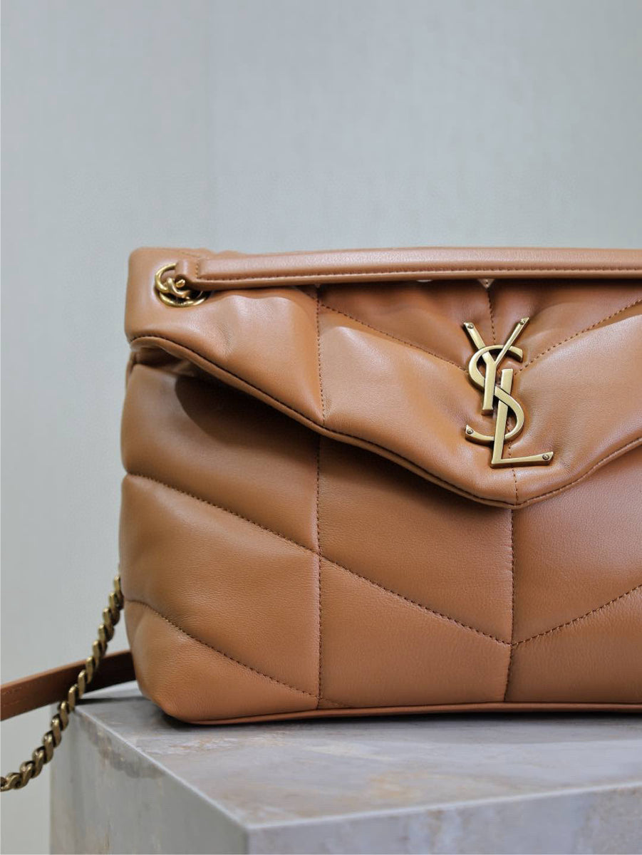 Saint Laurent Bags- Saint Laurent Loulou Medium Puffer Bag Elegant Everyday Designer Handbag