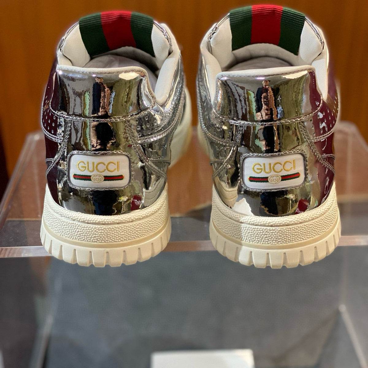 Gucci Shoes- Gucci Re Web Sneakers Premium Designer Casual Shoes