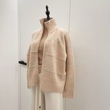 Front view of Brunello Cucinelli Zip Cardigan premium piece