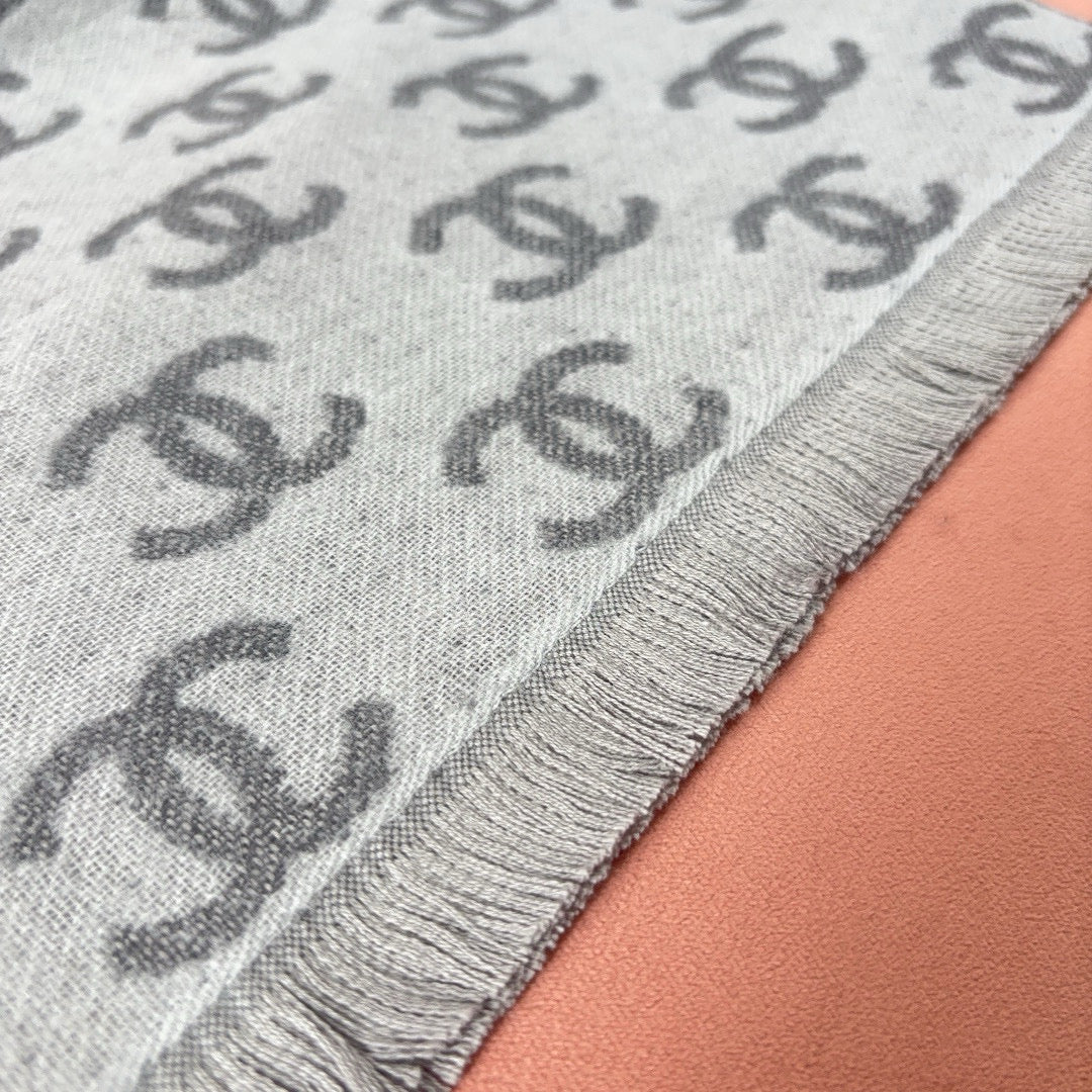 Chanel Scarves- Chanel Scarf Elegant Everyday Designer Scarf