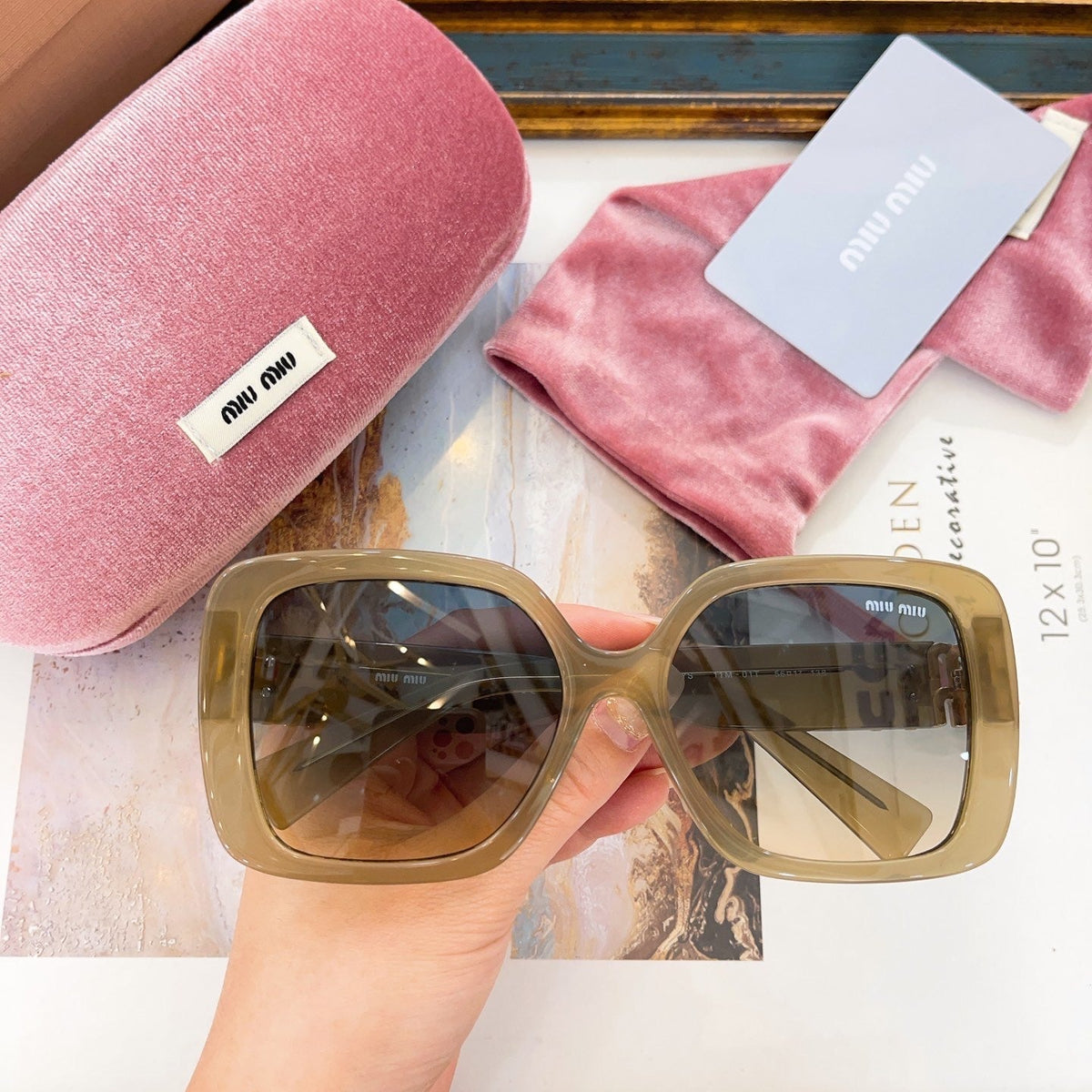 Sunglasses- Miu M Sunglasses Luxury Designer UV Sunglasses