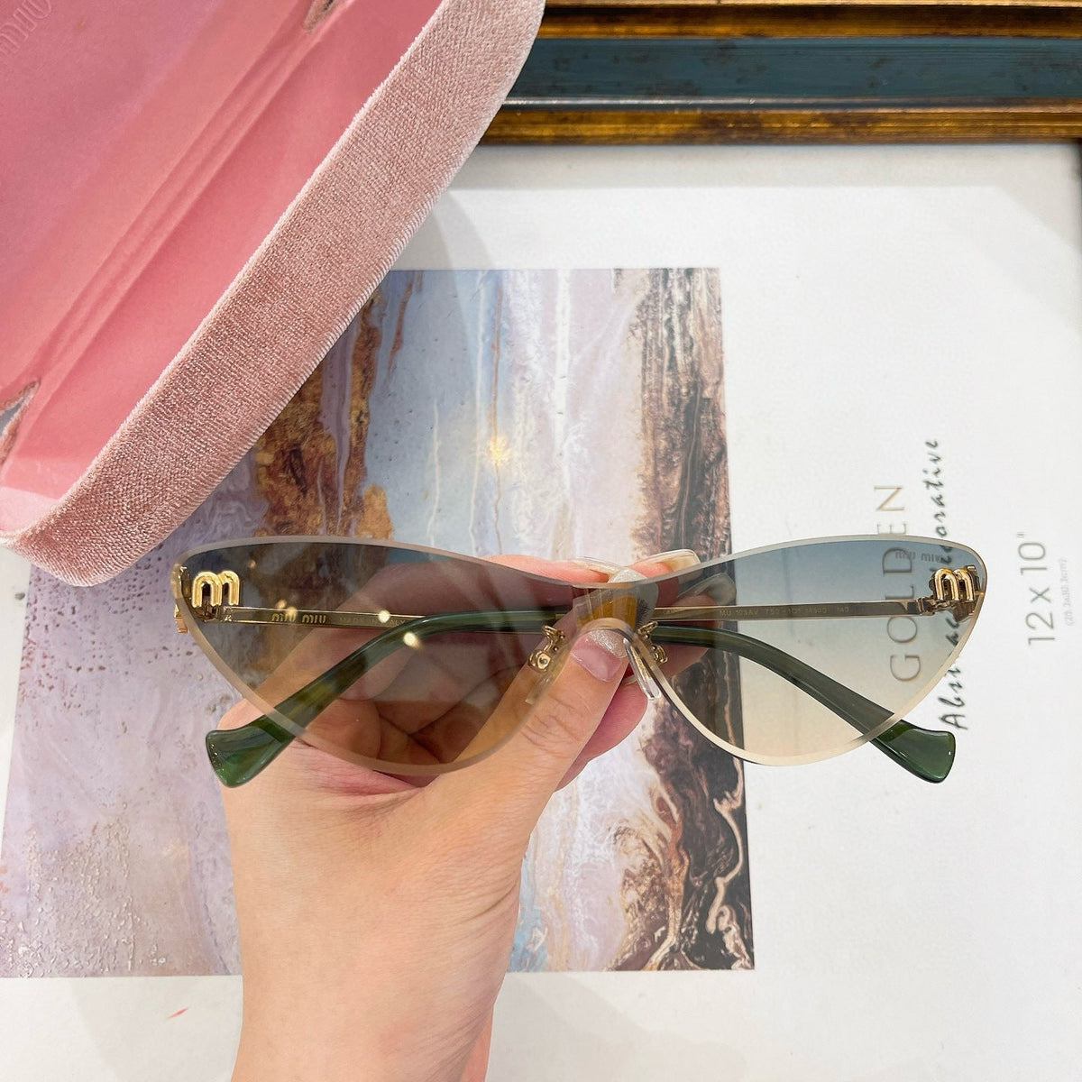 Sunglasses- Miu M Sunglasses Premium Fashion Designer Sunglasses