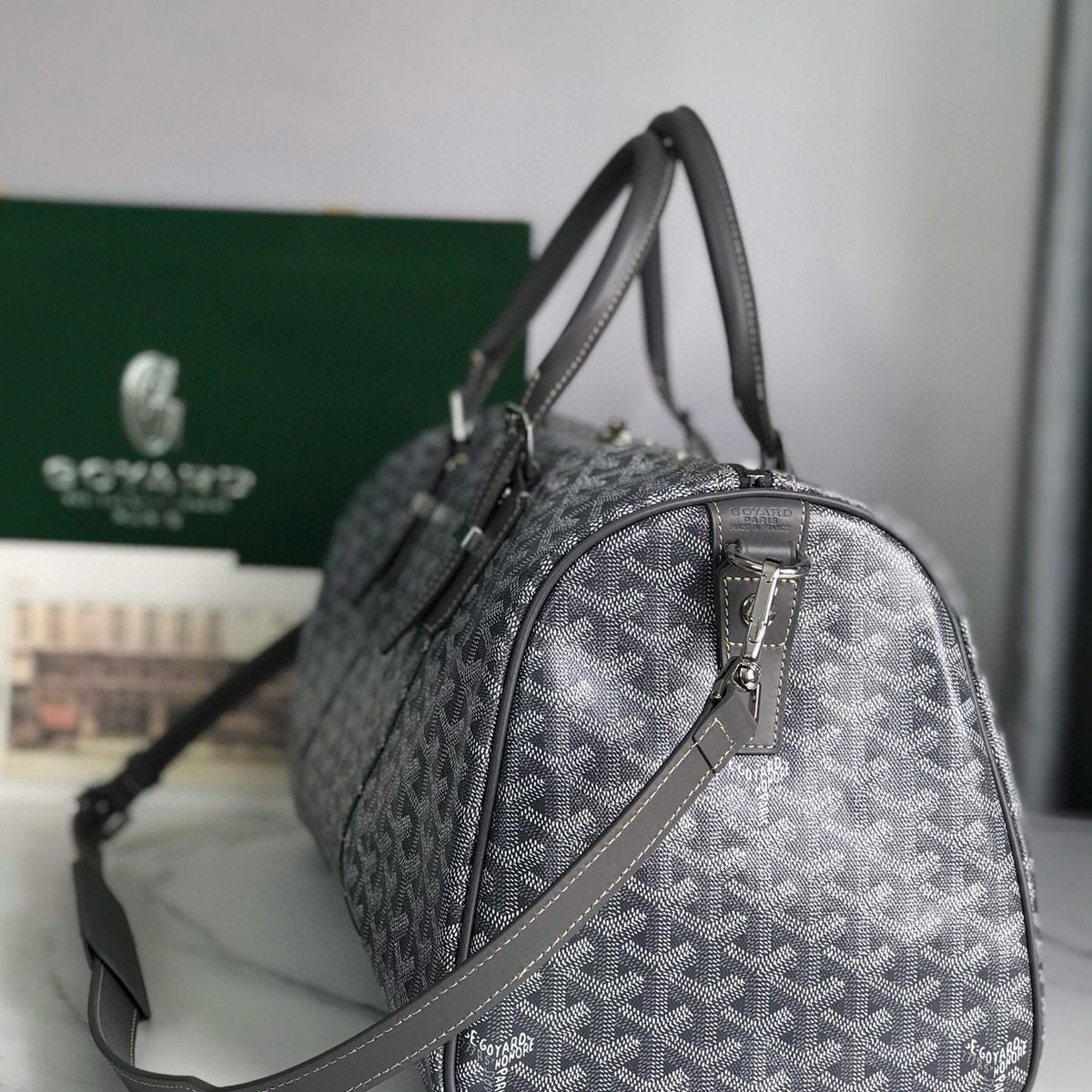 Bags- Goya Boston 45 Bag Luxury Designer Leather Handbag