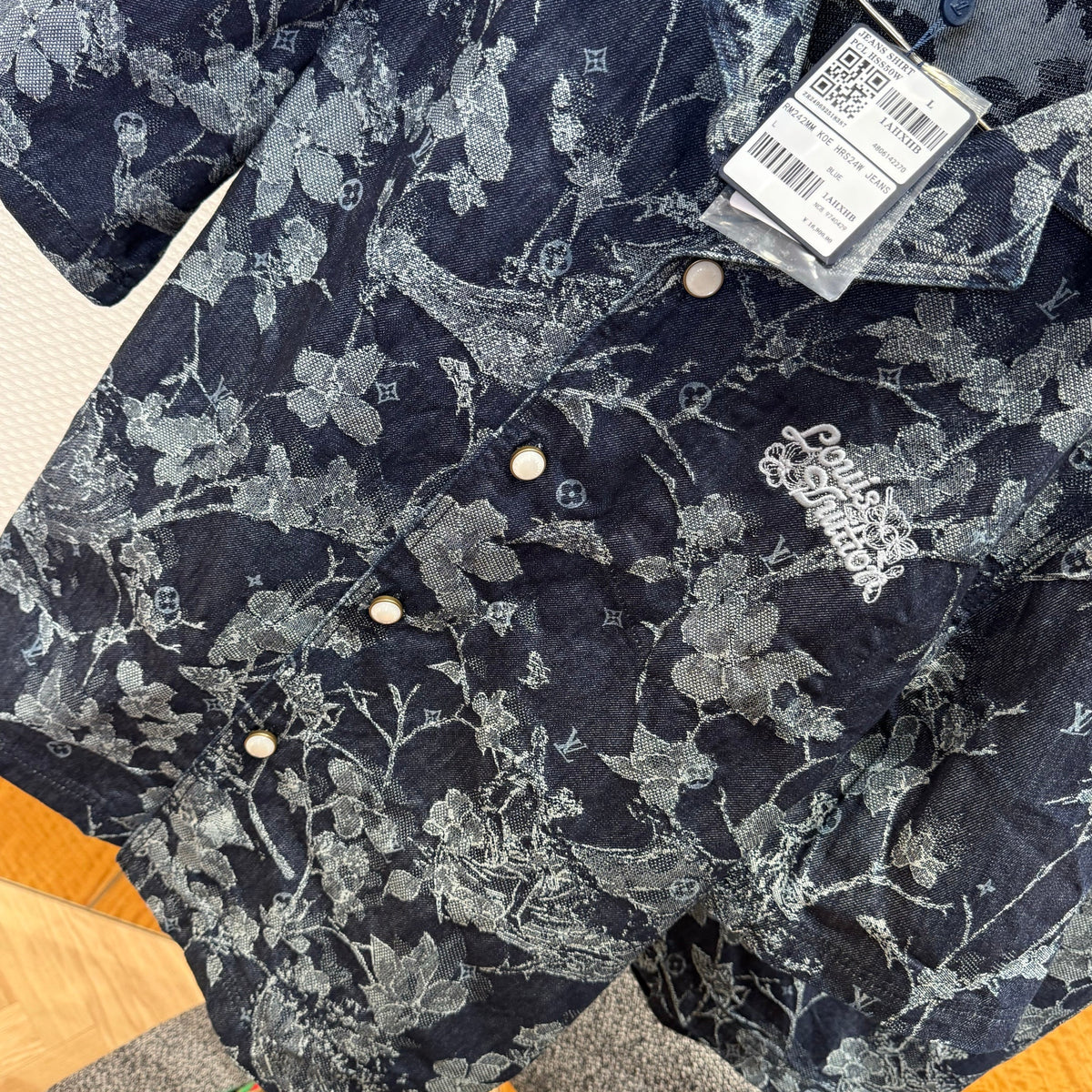 Louis Vuitton Tops- Louis Vuitton Lou Denim Shirt Elegant Everyday Designer Top