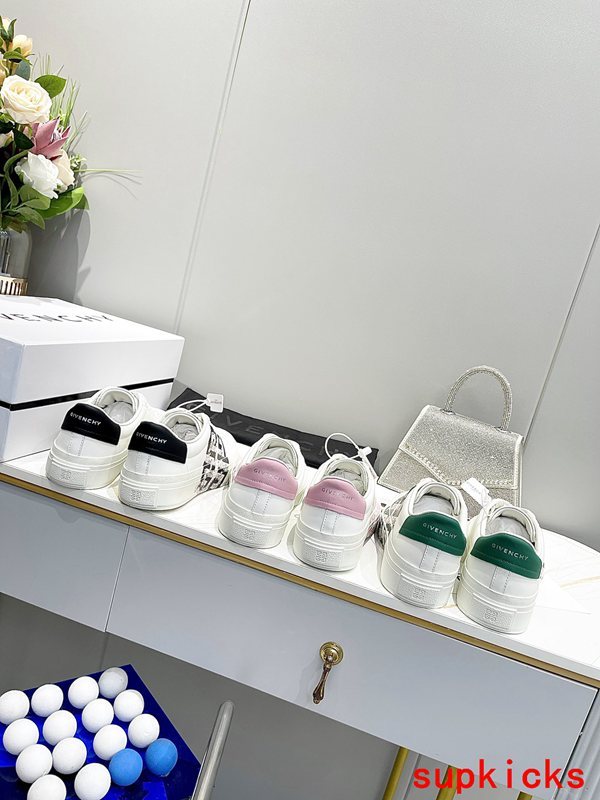 Givenchy Chocolate Brown Chunky Platform Sneakers - Back View