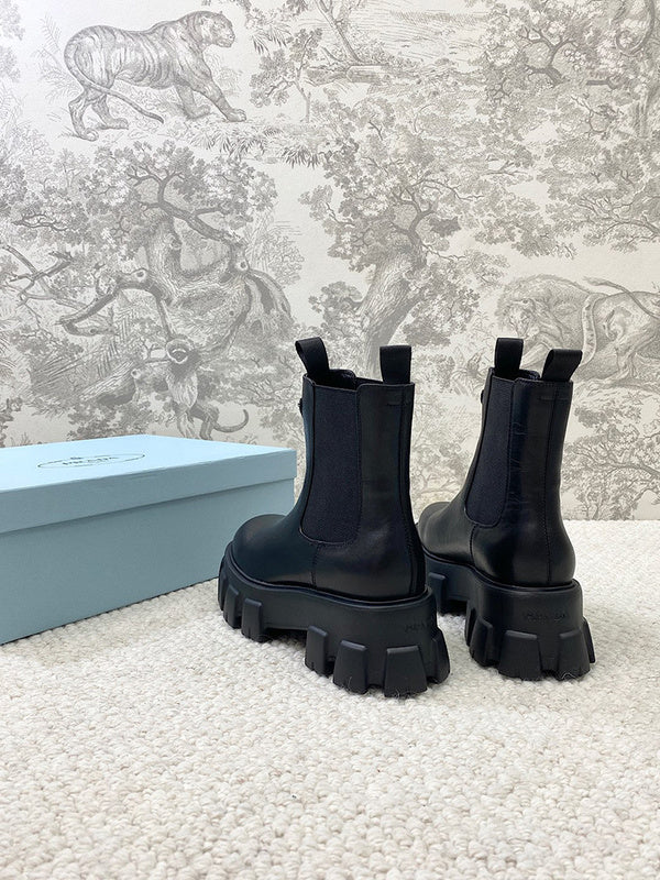 Prada luxury shoes detail shot